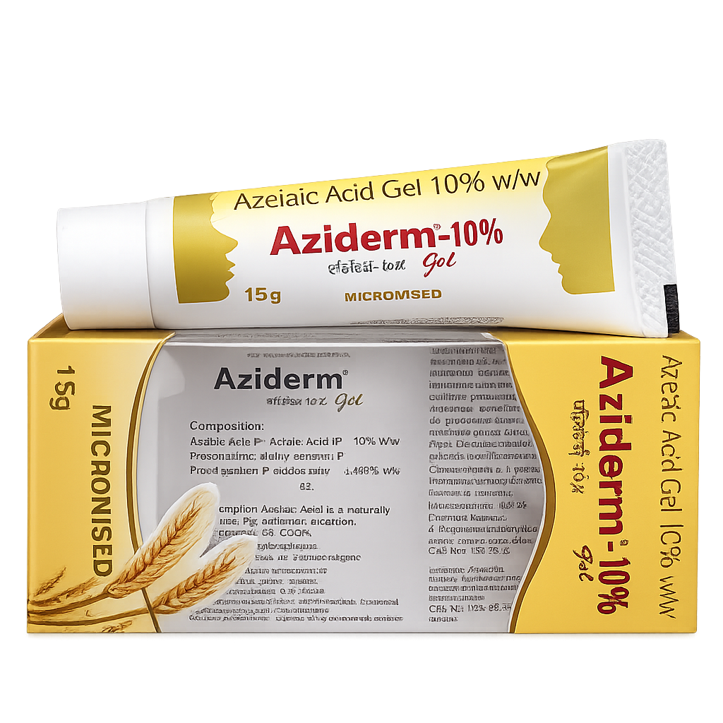 Aziderm 10% Gel 15g