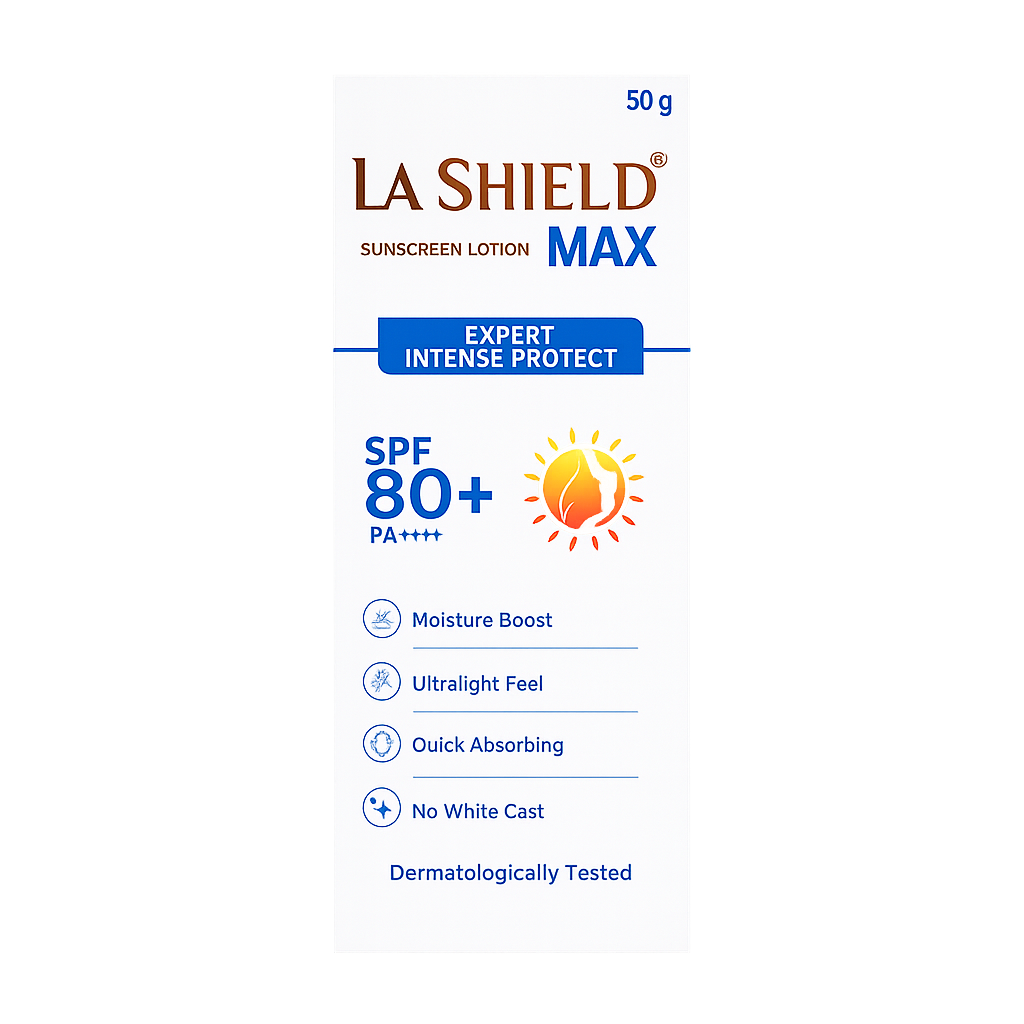 La Shield Max Expert Intense Protect Sunscreen Lotion SPF 80+ PA++++