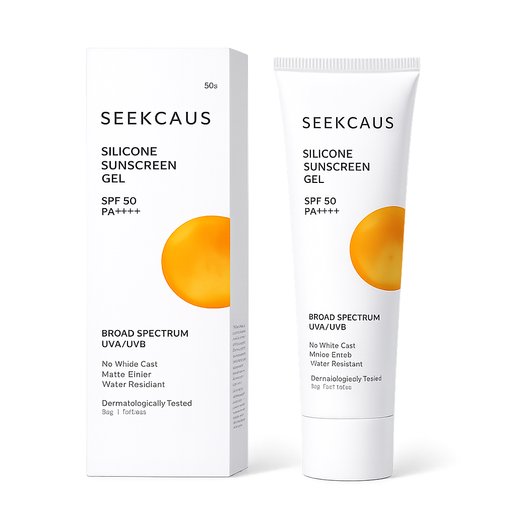 Seekcaus Silicone Sunscreen Gel SPF 50 PA++++ 50G