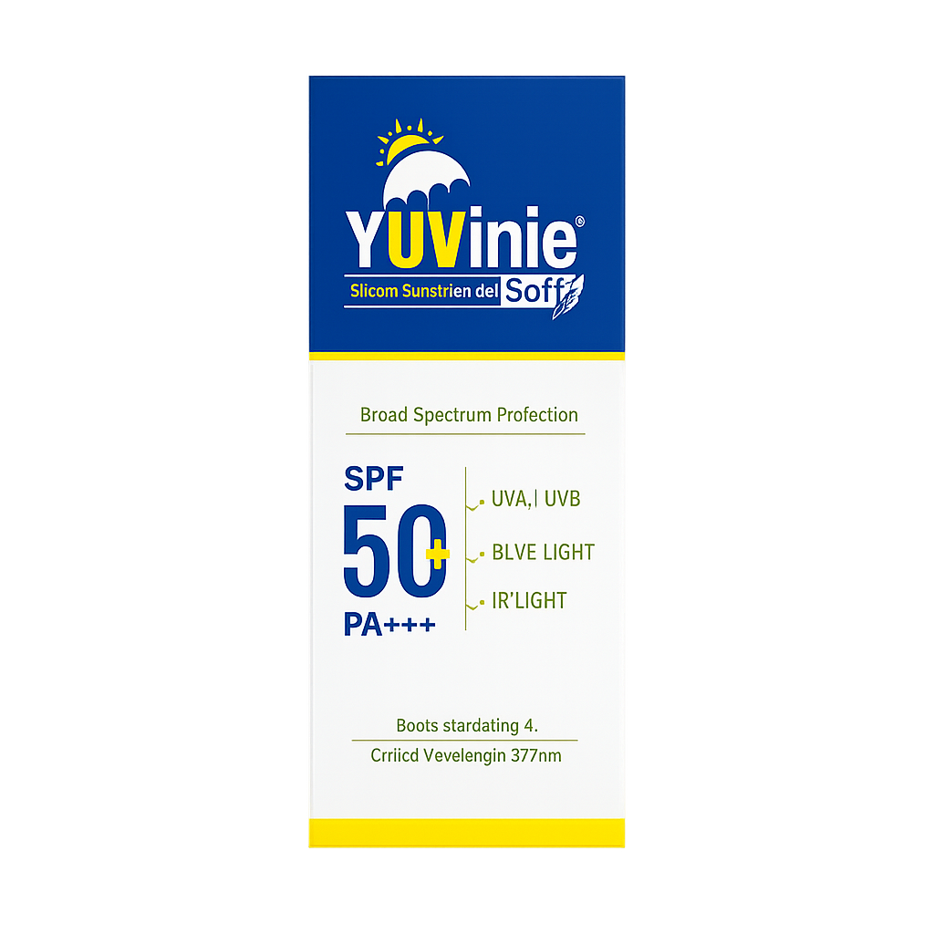 Yuvinie Soft Silicone Sunscreen Gel SPF 50+, 50gm
